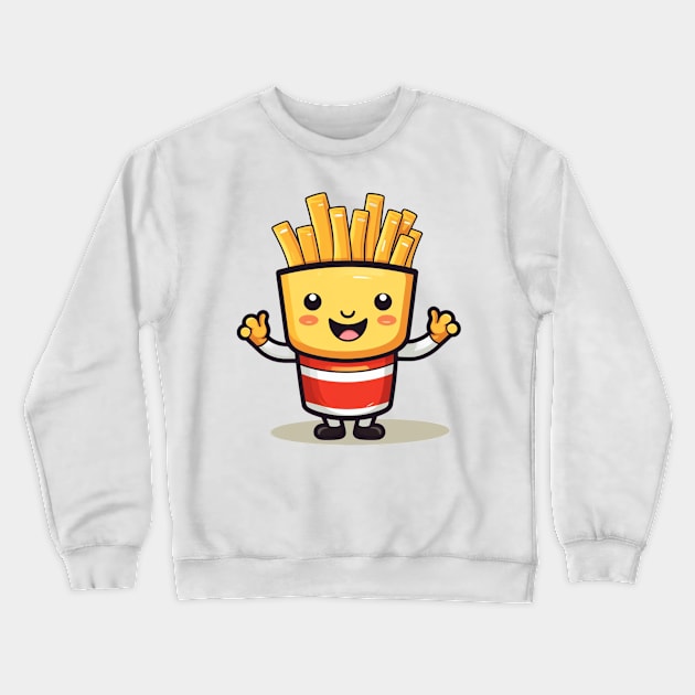 Cute French Fries T-Shirt Crewneck Sweatshirt by nonagobich